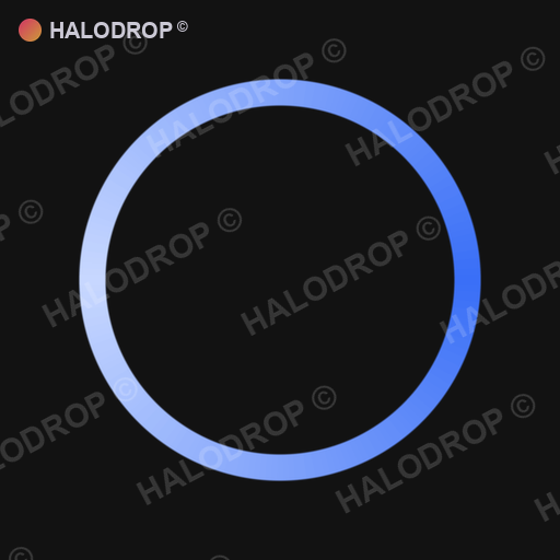 Cobalt Drip Loop — Thin