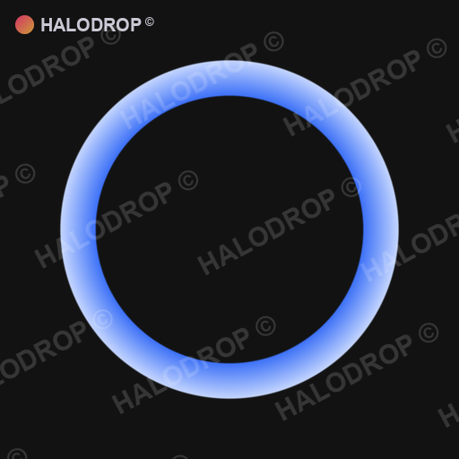 Cobalt Drip Fade — Thin