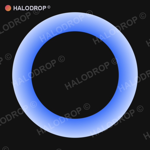 Cobalt Drip Fade — Bold