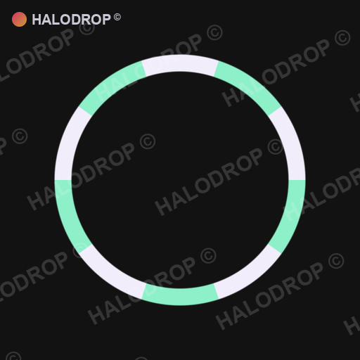 Mint Glass Segment — Thin