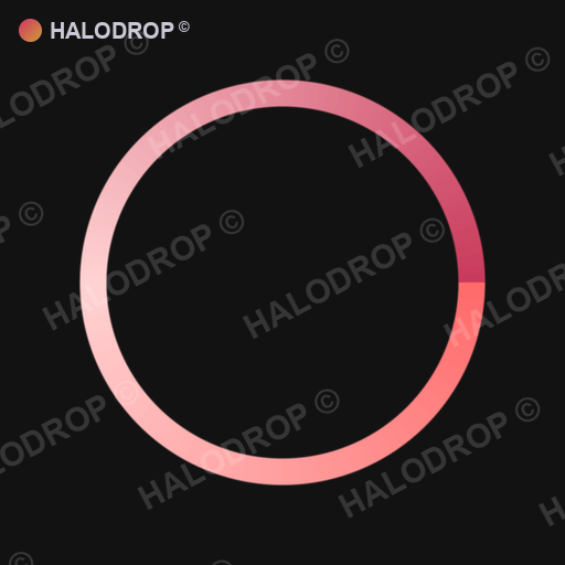 Deep Coral Loop — Thin