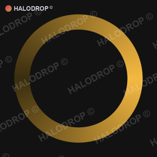 Gold Static Loop — Bold