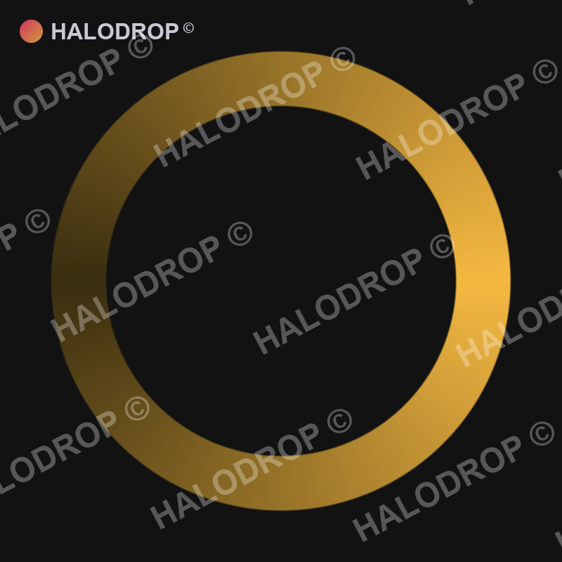 Gold Static Loop — Bold preview