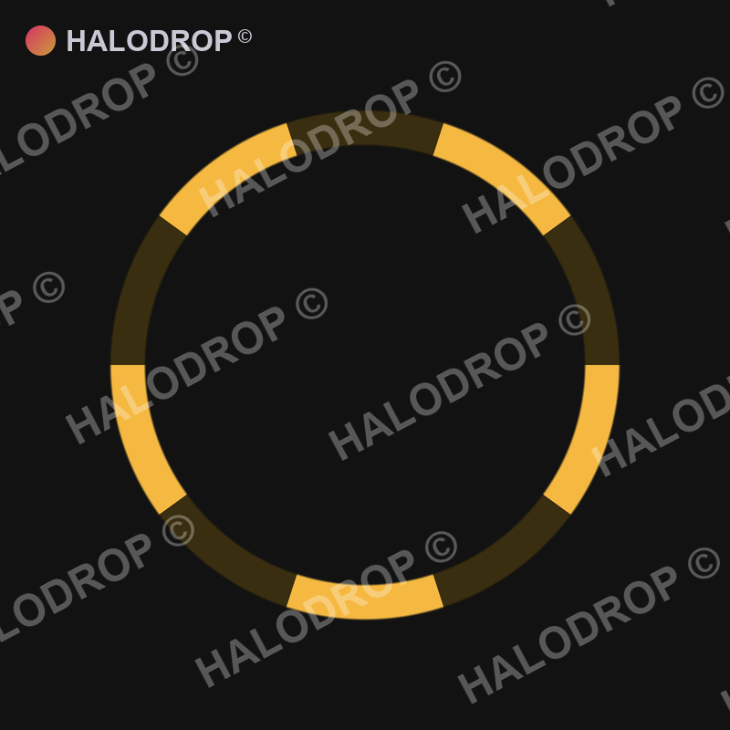 Gold Static Segment — Thin preview