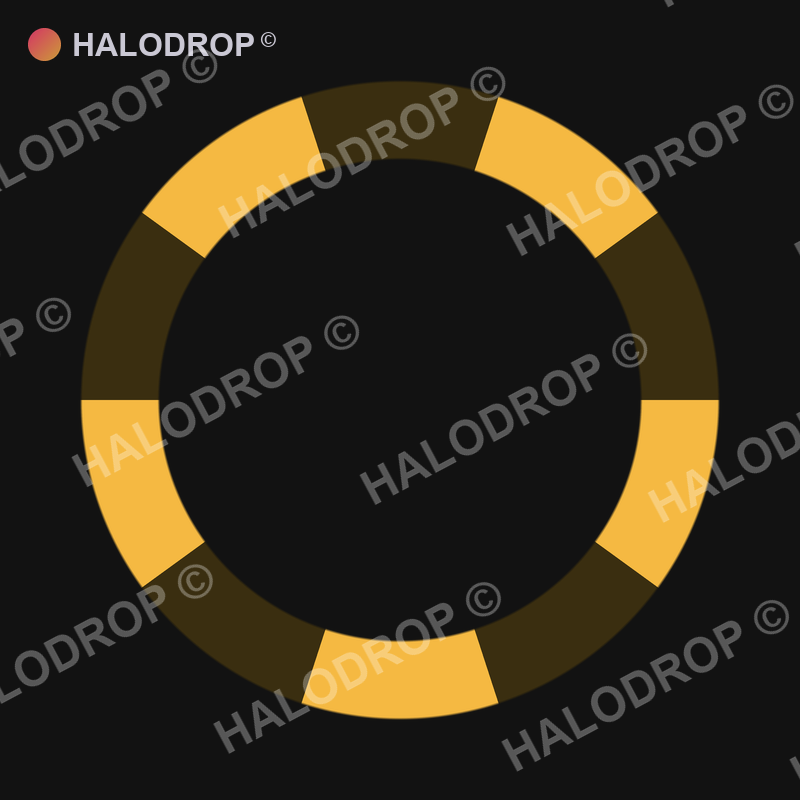 Gold Static Segment — Bold preview