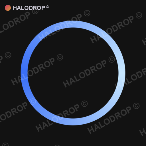 Arctic Chrome Loop — Thin