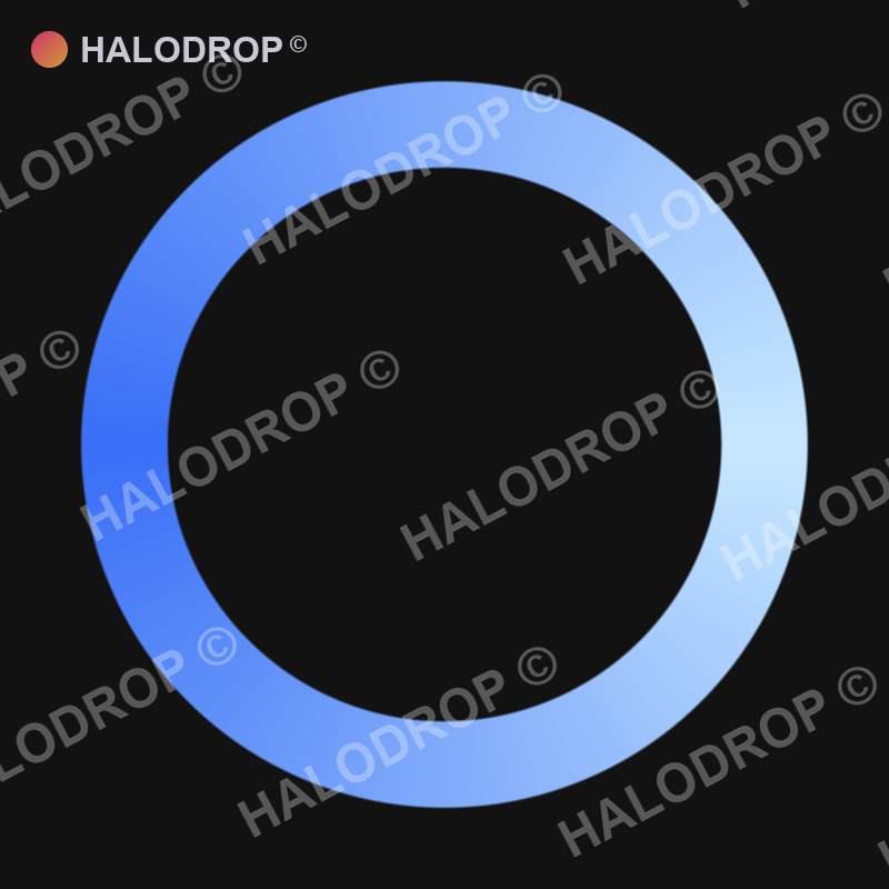 Arctic Chrome Loop — Bold preview