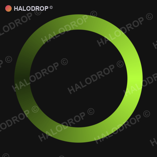 Toxic Lime Loop — Bold