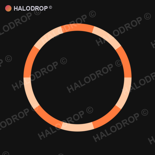 Peach Static Segment — Thin
