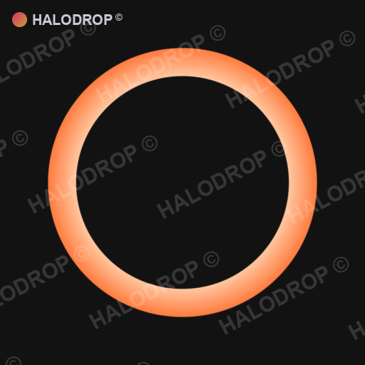 Peach Static Fade — Thin