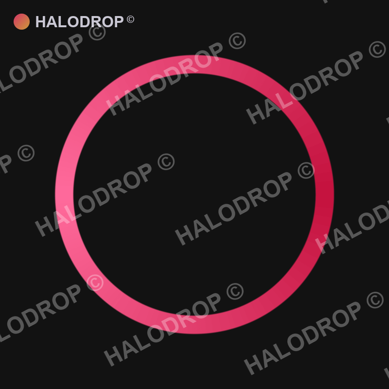 Cherry Chrome Loop — Thin preview