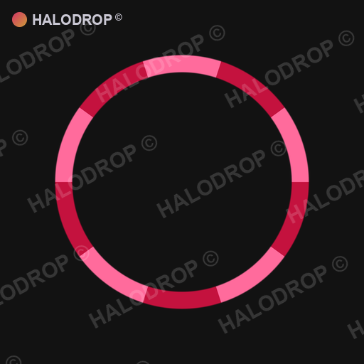 Cherry Chrome Segment — Thin