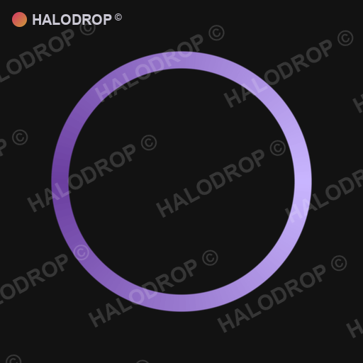 Lilac Drip Loop — Thin