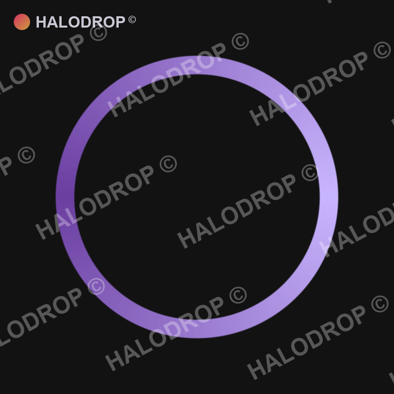 Lilac Drip Loop — Thin preview