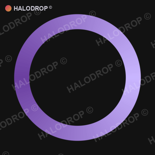 Lilac Drip Loop — Bold